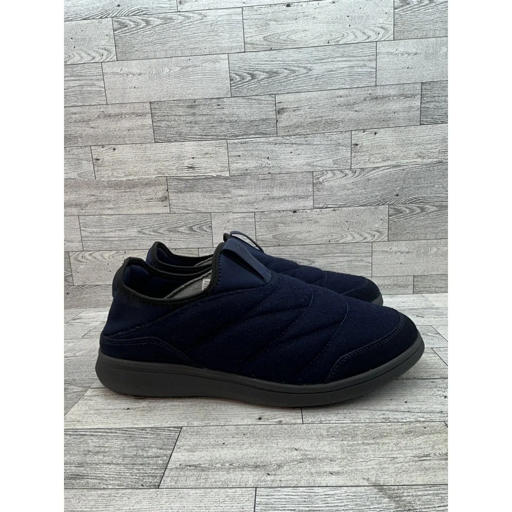 Florsheim Shoes Mens Size 12M Navy Blue Comfortech Wool Blend Slip On Sneakers‎